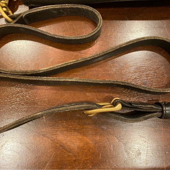 Vintage Brahmin Black Leather Crossbody Bag - Picture 11 of 15